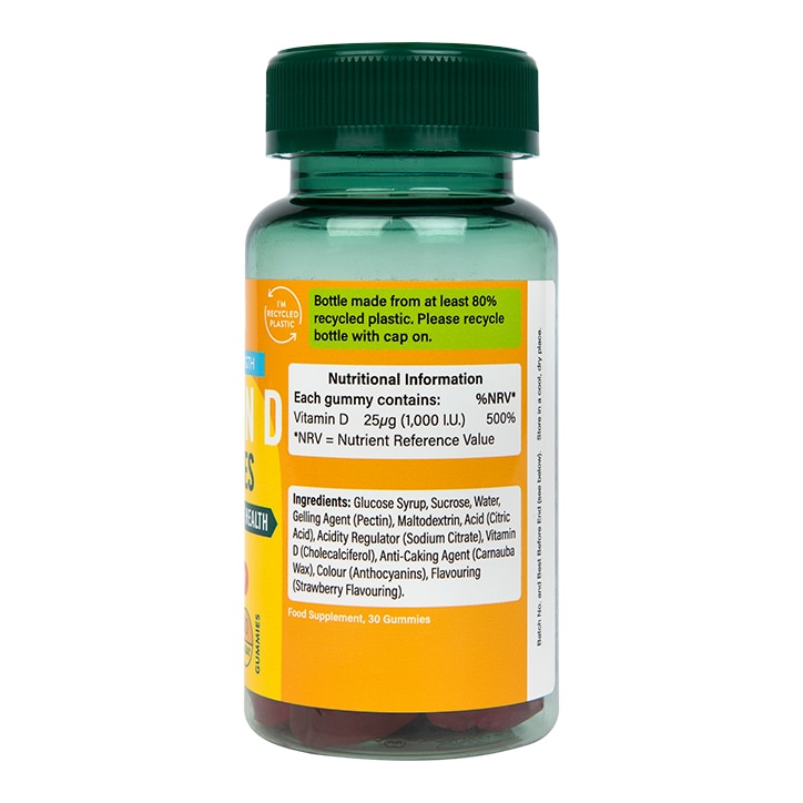 Holland & Barrett Vegetarian Vitamin D 1000 I.U. 25ug 30 Gummies